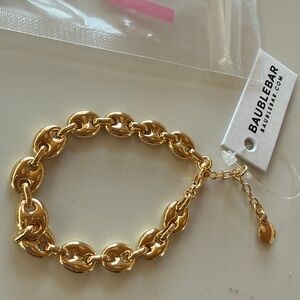 Baublebar Thalia Gold Bracelet Gold Link Chain Bracelet